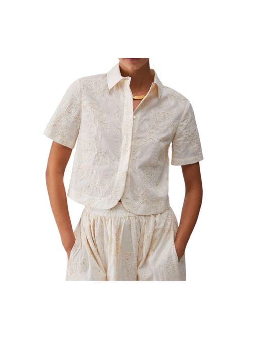 Shirt with embroidery and sequins Liu Jo | WA6508T472A.P9417